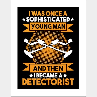 Detectorist Metal Detecting Metal Detector Posters and Art